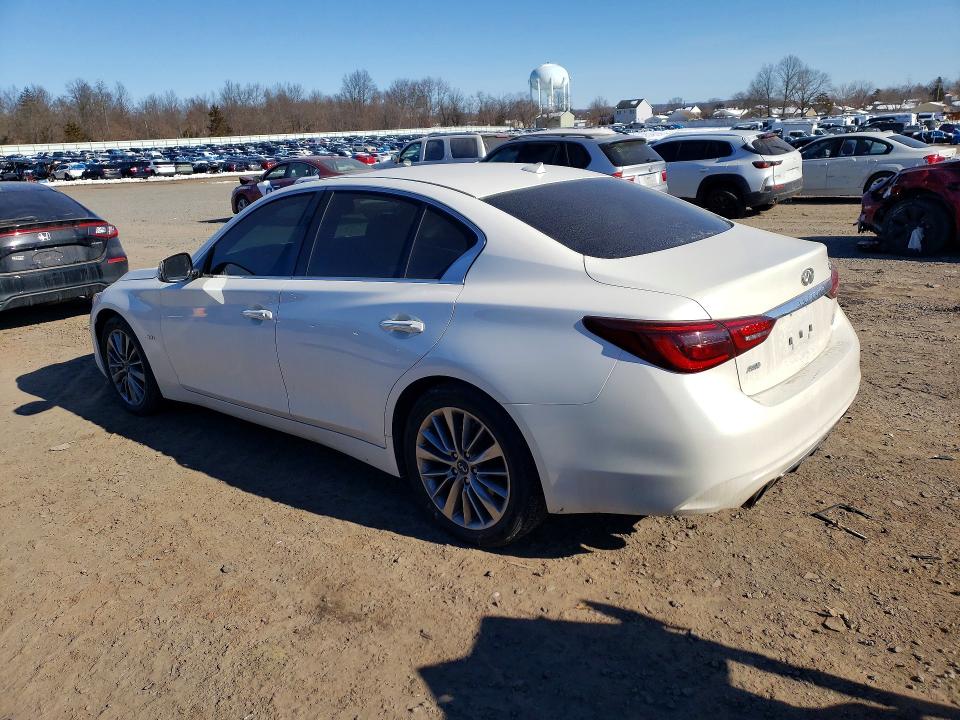 2018 Infiniti Q50 Luxe მანქანა იყიდება აუქციონზე, vin: JN1EV7AR7JM445751, აუქციონის ნომერი: 76543605