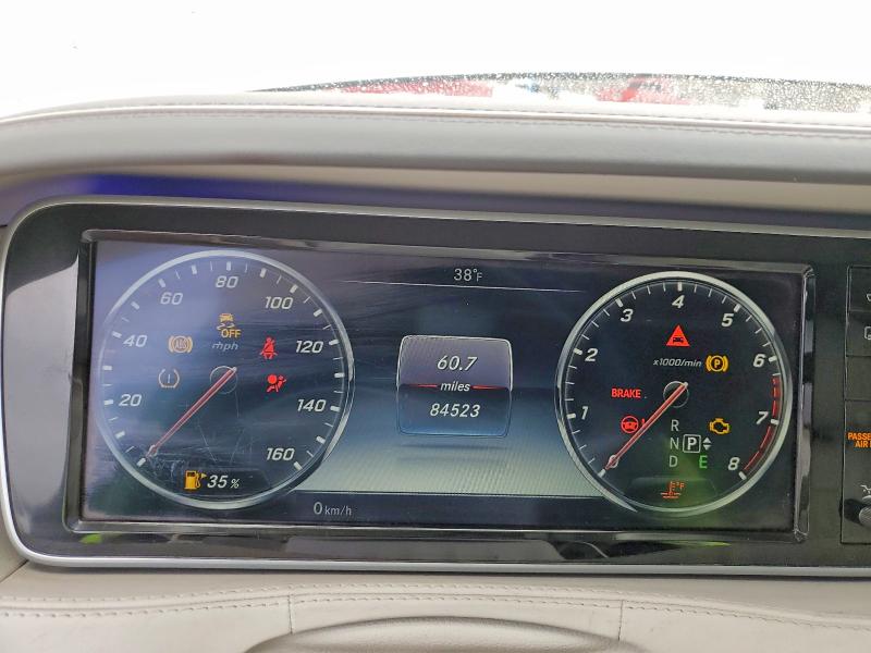 2016 Mercedes-benz S მანქანა იყიდება აუქციონზე, vin: WDDUG8FB5GA269318, აუქციონის ნომერი: 76146895