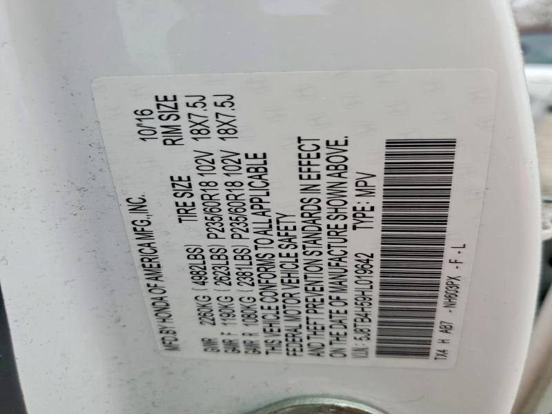Продажа на аукционе авто 2017 Acura Rdx, vin: 5J8TB4H59HL019642, номер лота: 78123595
