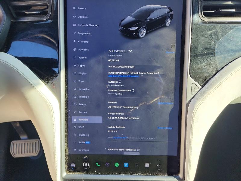 Aukcja sprzedaży 2019 Tesla Model X, vin: 5YJXCDE22KF180691, numer aukcji: 75861585