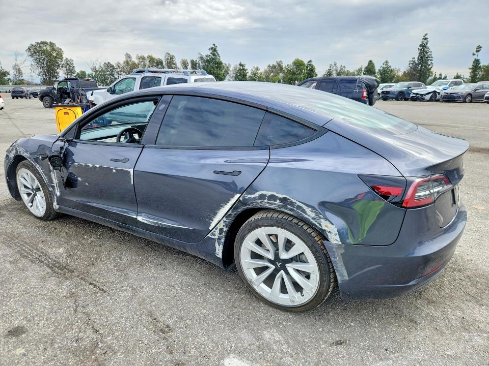 2022 Tesla Model 3 მანქანა იყიდება აუქციონზე, vin: 5YJ3E1EB0NF228152, აუქციონის ნომერი: 78482885