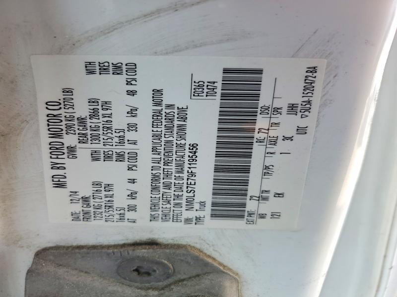 Aukcja sprzedaży 2015 Ford Transit Connect, vin: NM0LS7E79F1195456, numer aukcji: 78123575