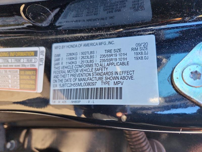 Продажа на аукционе авто 2021 Acura Rdx, vin: 5J8TC2H55ML008097, номер лота: 78592325