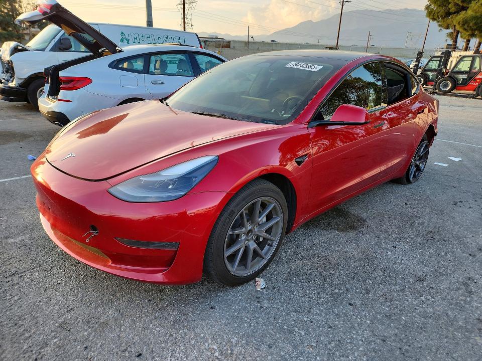 2023 Tesla Model 3 მანქანა იყიდება აუქციონზე, vin: 5YJ3E1EA3PF478964, აუქციონის ნომერი: 76442065