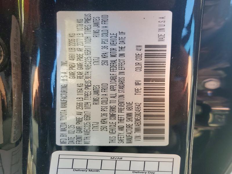 78369725 :رقم المزاد ، 7MMVABDM5SN349642 vin ، 2025 Mazda Cx-50 مزاد بيع