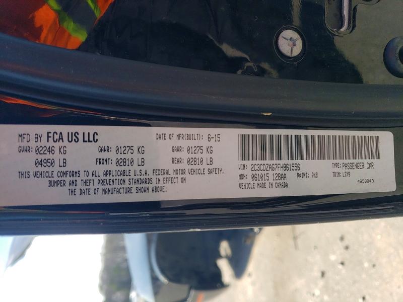 Продаж на аукціоні авто 2015 Dodge Challenger, vin: 2C3CDZAG7FH861556, номер лоту: 76244725