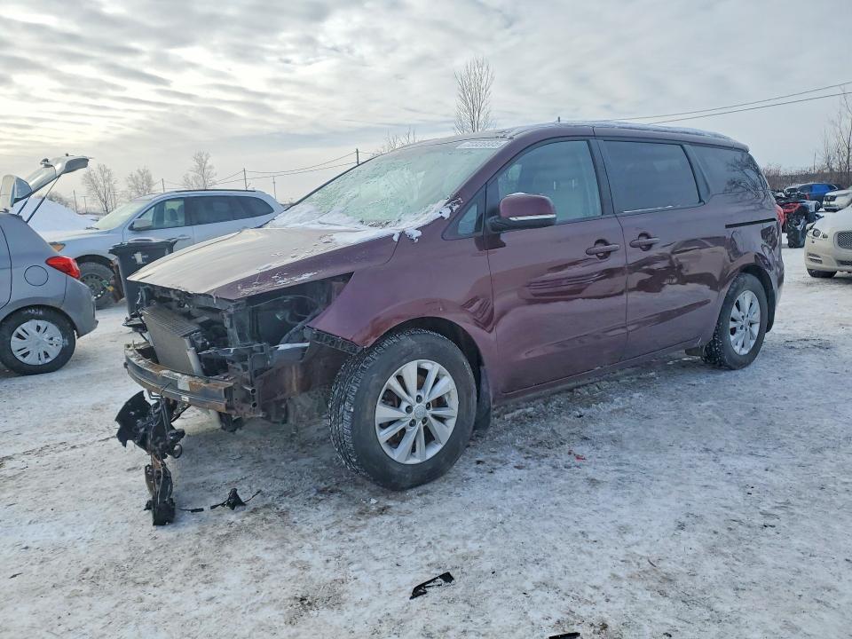 2016 Kia Sedona მანქანა იყიდება აუქციონზე, vin: KNDMB5C12G6220907, აუქციონის ნომერი: 72326885