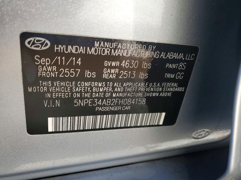 Aukcja sprzedaży 2015 Hyundai Sonata, vin: 5NPE34AB2FH084158, numer aukcji: 77483875