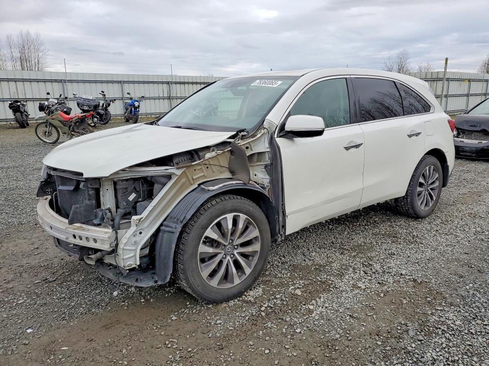 Aukcja sprzedaży 2016 Acura Mdx, vin: 5FRYD4H43GB019433, numer aukcji: 78360065