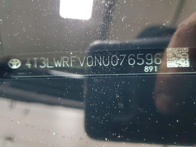 2022 Toyota Rav4 მანქანა იყიდება აუქციონზე, vin: 4T3LWRFV0NU076596, აუქციონის ნომერი: 76449545