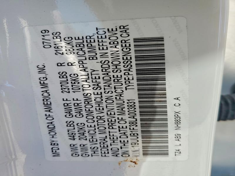 Продажа на аукционе авто 2020 Acura Tlx, vin: 19UUB1F38LA003831, номер лота: 75910125
