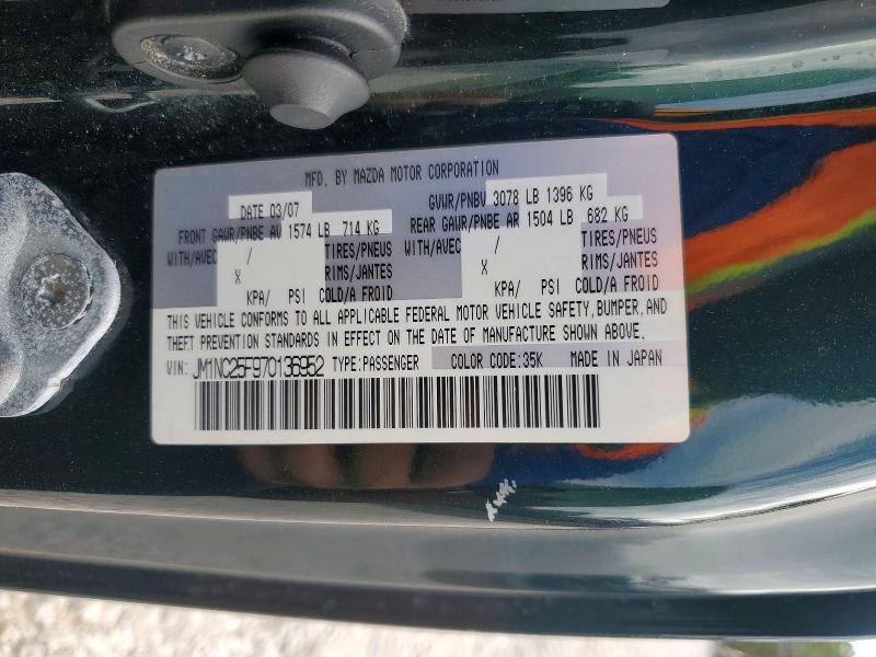 Aukcja sprzedaży 2007 Mazda Mx-5 Miata, vin: JM1NC25F970136952, numer aukcji: 77597525