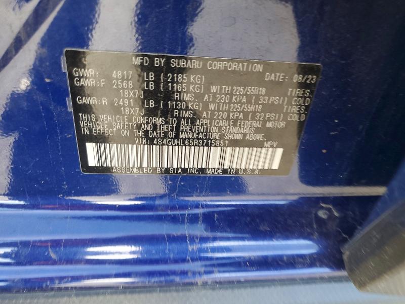 Продажа на аукционе авто 2024 Subaru Crosstrek, vin: 4S4GUHL65R3715851, номер лота: 79185465