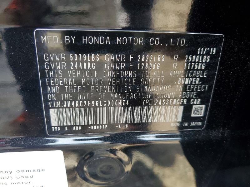 Продажа на аукционе авто 2020 Acura Rlx, vin: JH4KC2F96LC000474, номер лота: 78630455