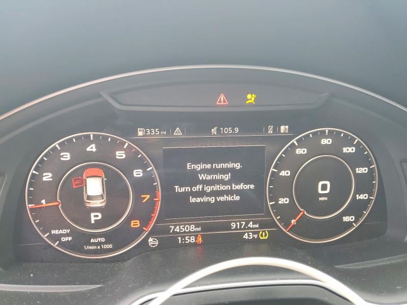 77678505 :رقم المزاد ، WA1LHAF7XHD053450 vin ، 2017 Audi Q7 مزاد بيع