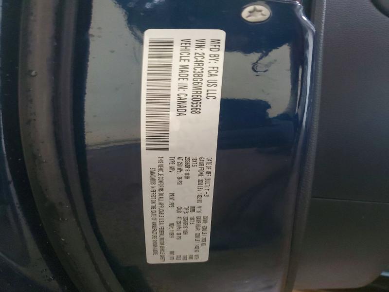 Продажа на аукционе авто 2021 Chrysler Pacifica, vin: 2C4RC3BG6MR606568, номер лота: 76701195