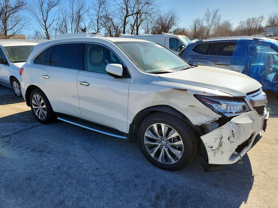 2014 Acura Mdx მანქანა იყიდება აუქციონზე, vin: 5FRYD3H46EB008787, აუქციონის ნომერი: 77753235