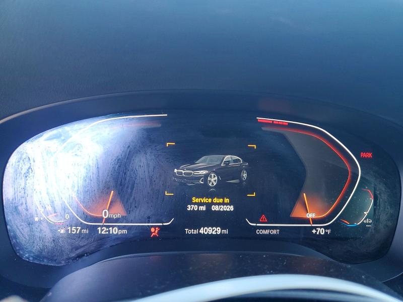 2023 Bmw 530 მანქანა იყიდება აუქციონზე, vin: WBA53BH00PCN00730, აუქციონის ნომერი: 77994095