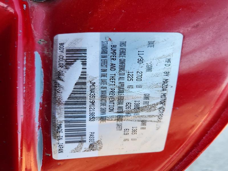 Продаж на аукціоні авто 1991 Mazda Mx-5 Miata, vin: JM1NA3519M1219853, номер лоту: 79281225