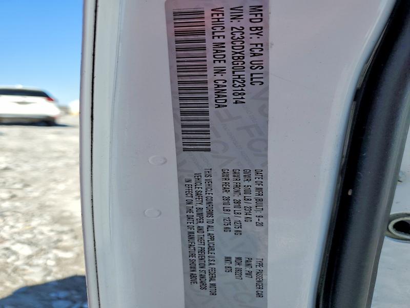 78272945 :رقم المزاد ، 2C3CDXBG0LH231814 vin ، 2020 Dodge Charger مزاد بيع