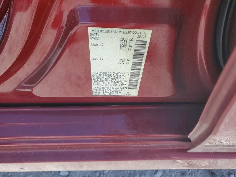 Aukcja sprzedaży 2015 Nissan Altima, vin: 1N4AL3AP1FN913540, numer aukcji: 78631545