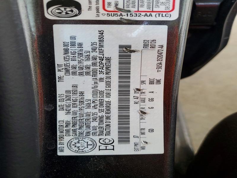 Продажа на аукционе авто 2015 Ford Fiesta, vin: 3FADP4EJXFM185045, номер лота: 77151535
