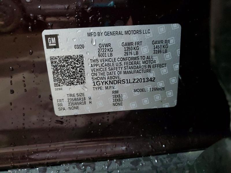 Продаж на аукціоні авто 2020 Cadillac Xt5, vin: 1GYKNDRS1LZ201342, номер лоту: 79039665