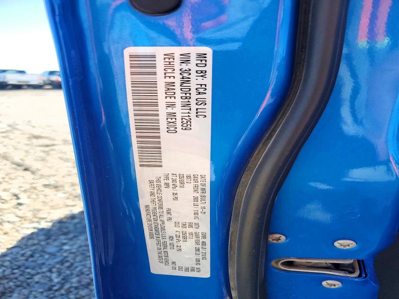 78529305 :رقم المزاد ، 3C4NJDFB1NT112559 vin ، 2022 Jeep Compass مزاد بيع