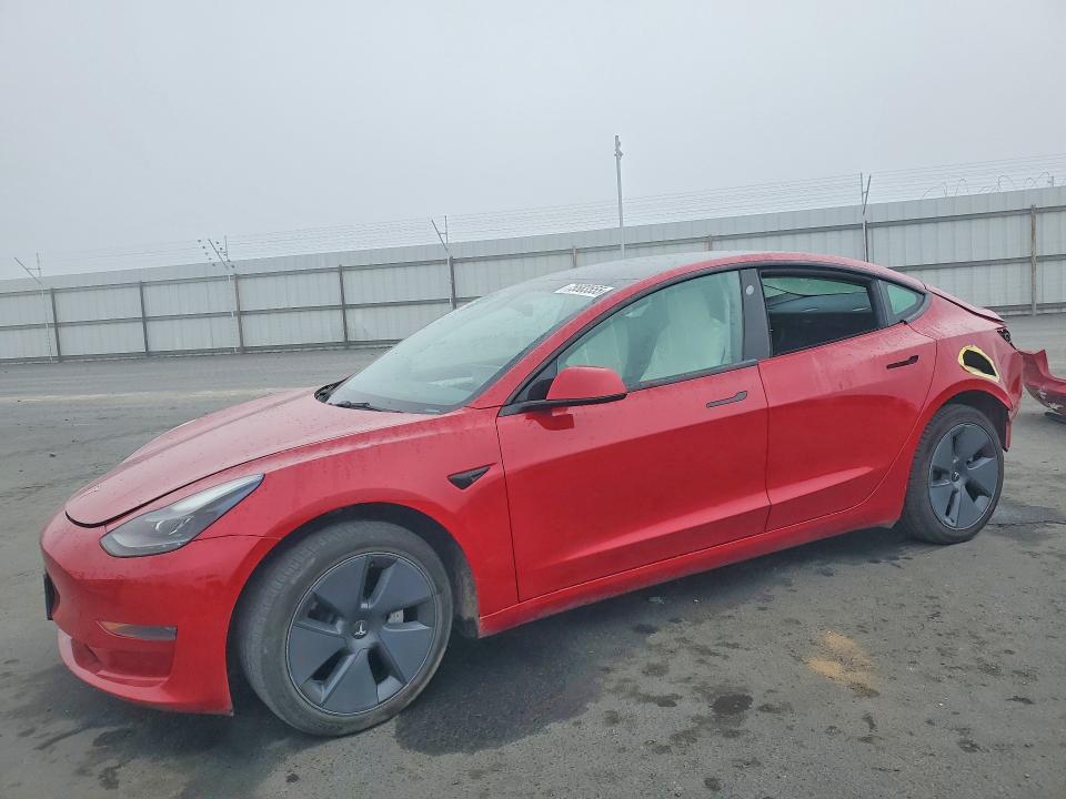 Auction sale of the 2023 Tesla Model 3, vin: 5YJ3E1EAXPF477374, lot number: 75583555