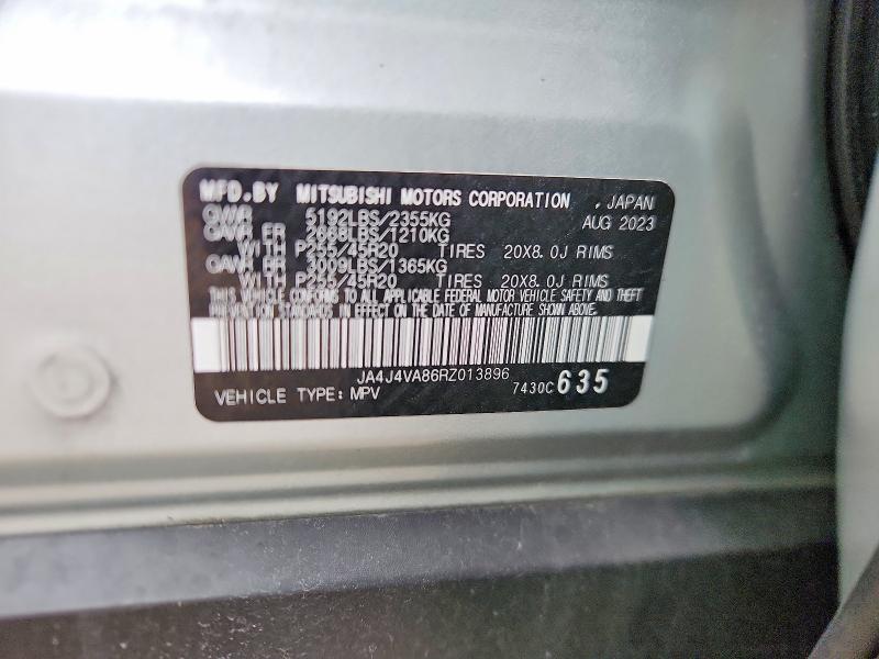 Продаж на аукціоні авто 2024 Mitsubishi Outlander, vin: JA4J4VA86RZ013896, номер лоту: 78867125