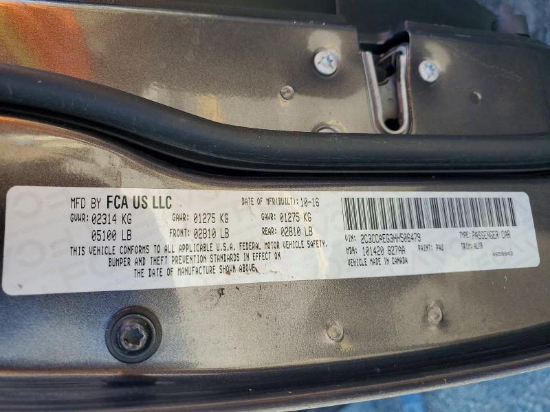 76606665 :رقم المزاد ، 2C3CCAEG3HH506479 vin ، 2017 Chrysler 300c مزاد بيع