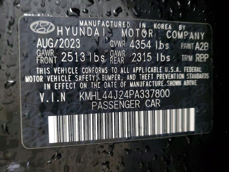 Продаж на аукціоні авто 2023 Hyundai Sonata, vin: KMHL44J24PA337800, номер лоту: 78459715