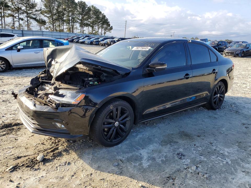 2018 Volkswagen Jetta მანქანა იყიდება აუქციონზე, vin: 3VWD17AJ8JM231044, აუქციონის ნომერი: 78275645