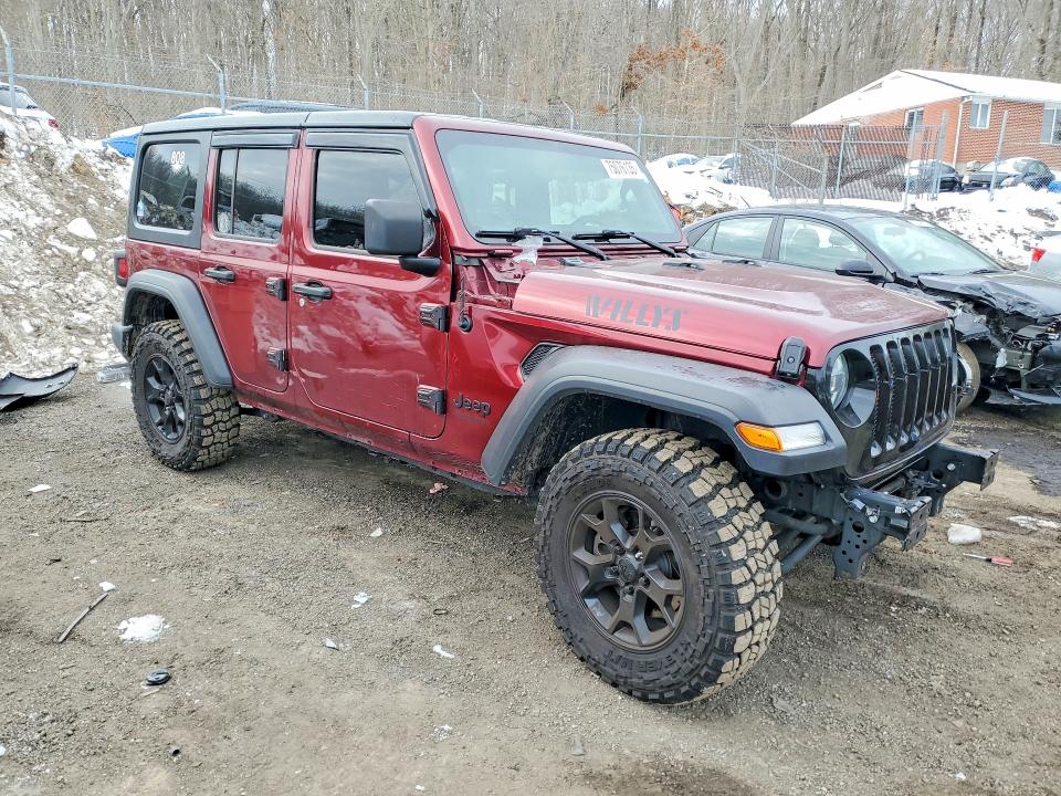 2021 Jeep Wrangler Unlimited მანქანა იყიდება აუქციონზე, vin: 1C4HJXDN9MW577725, აუქციონის ნომერი: 75076135