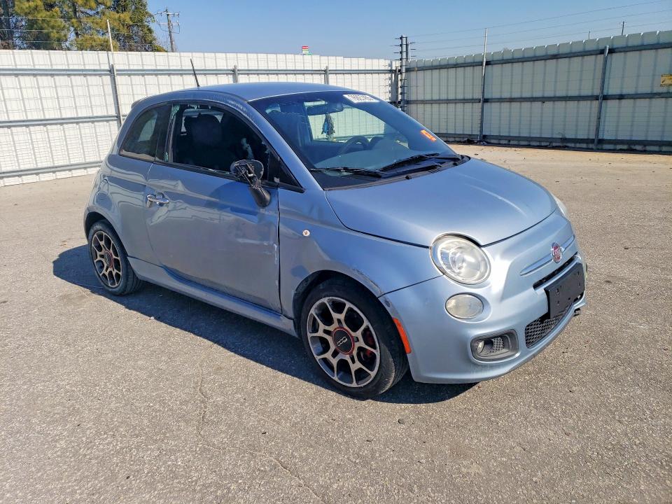 2015 Fiat 500 მანქანა იყიდება აუქციონზე, vin: 3C3CFFBR5FT537103, აუქციონის ნომერი: 76927455