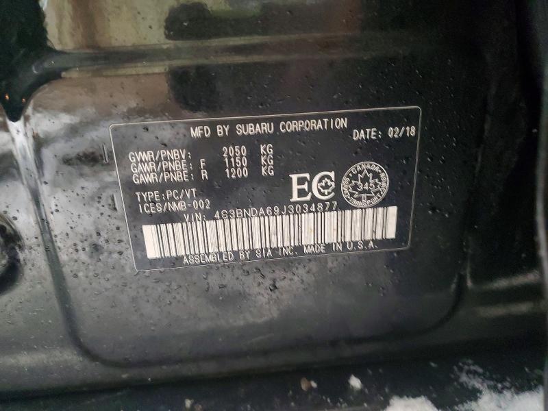 Продаж на аукціоні авто 2018 Subaru Legacy, vin: 4S3BNDA69J3034877, номер лоту: 76036405
