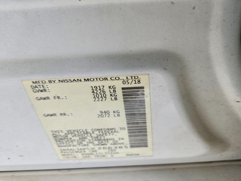 74583615 :رقم المزاد ، 1N4AL3AP5JC266385 vin ، 2018 Nissan Altima مزاد بيع