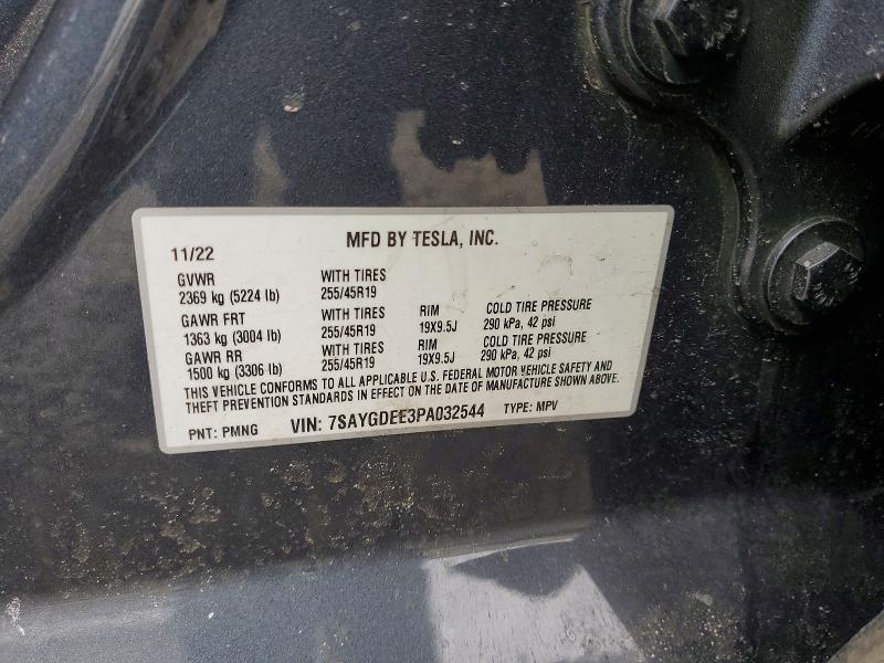 Продаж на аукціоні авто 2023 Tesla Model Y, vin: 7SAYGDEE3PA032544, номер лоту: 76851775