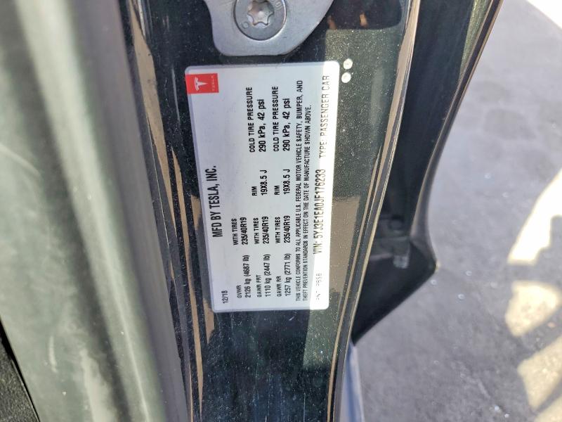 2018 Tesla Model 3 მანქანა იყიდება აუქციონზე, vin: 5YJ3E1EA0JF176233, აუქციონის ნომერი: 78264725