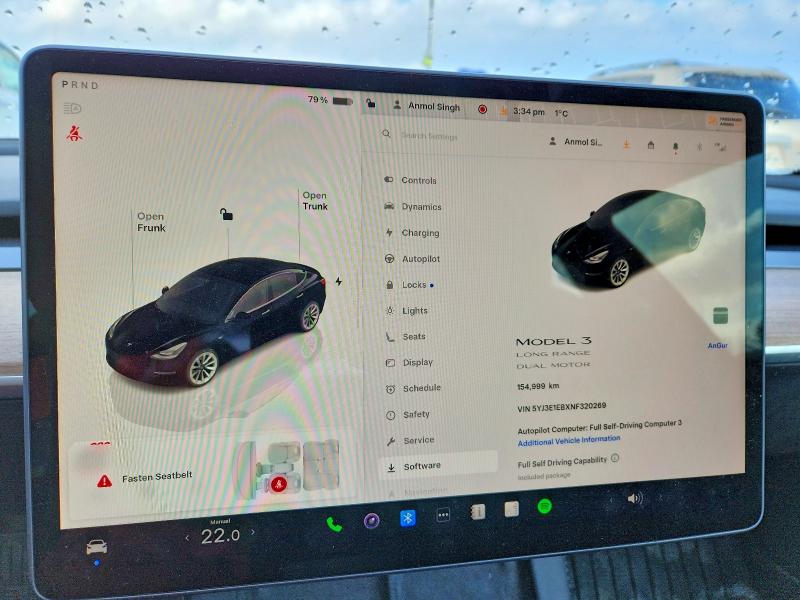 Aukcja sprzedaży 2022 Tesla Model 3, vin: 5YJ3E1EBXNF320269, numer aukcji: 78139025