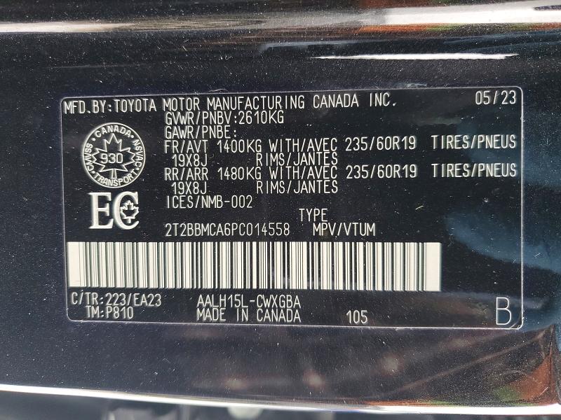 Продажа на аукционе авто 2023 Lexus Rx 350h Ba, vin: 2T2BBMCA6PC014558, номер лота: 76422625