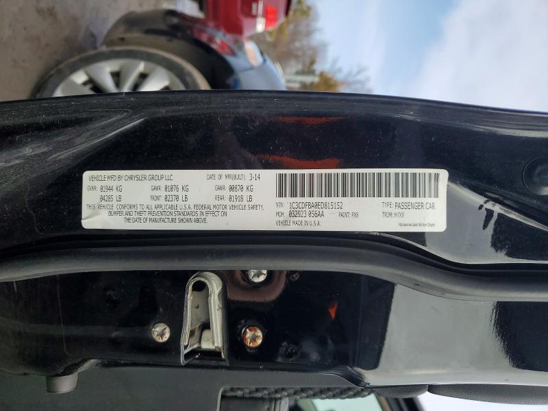 77950045 :رقم المزاد ، 1C3CDFBA0ED815152 vin ، 2014 Dodge Dart مزاد بيع
