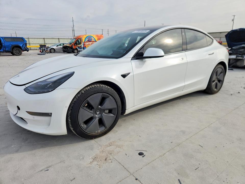 77913325 :رقم المزاد ، 5YJ3E1EB6MF869689 vin ، 2021 Tesla Model 3 مزاد بيع