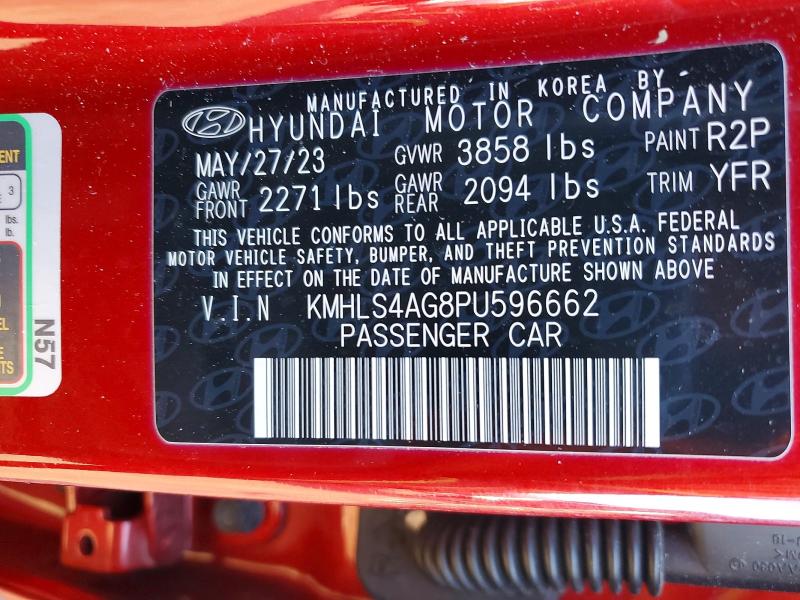 Продаж на аукціоні авто 2023 Hyundai Elantra, vin: KMHLS4AG8PU596662, номер лоту: 78779585
