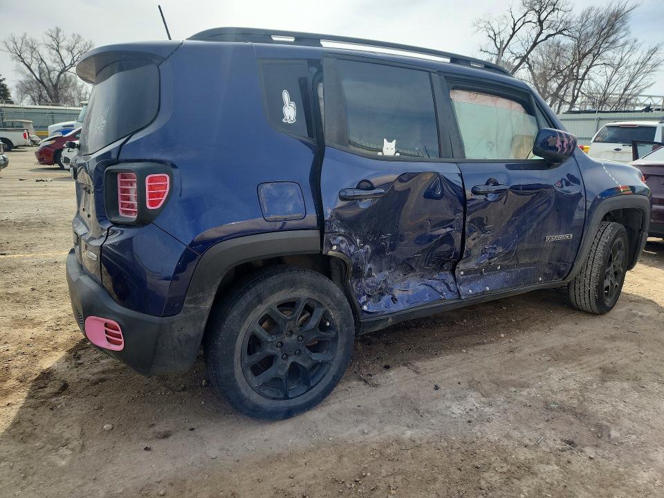 2018 Jeep Renegade მანქანა იყიდება აუქციონზე, vin: ZACCJABB7JPH84932, აუქციონის ნომერი: 78834115