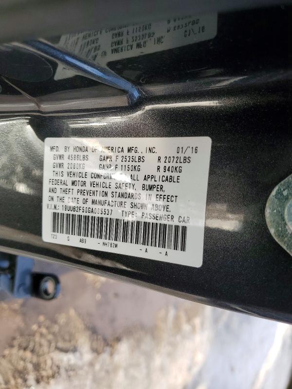 Aukcja sprzedaży 2016 Acura Tlx, vin: 19UUB2F50GA005537, numer aukcji: 75810725
