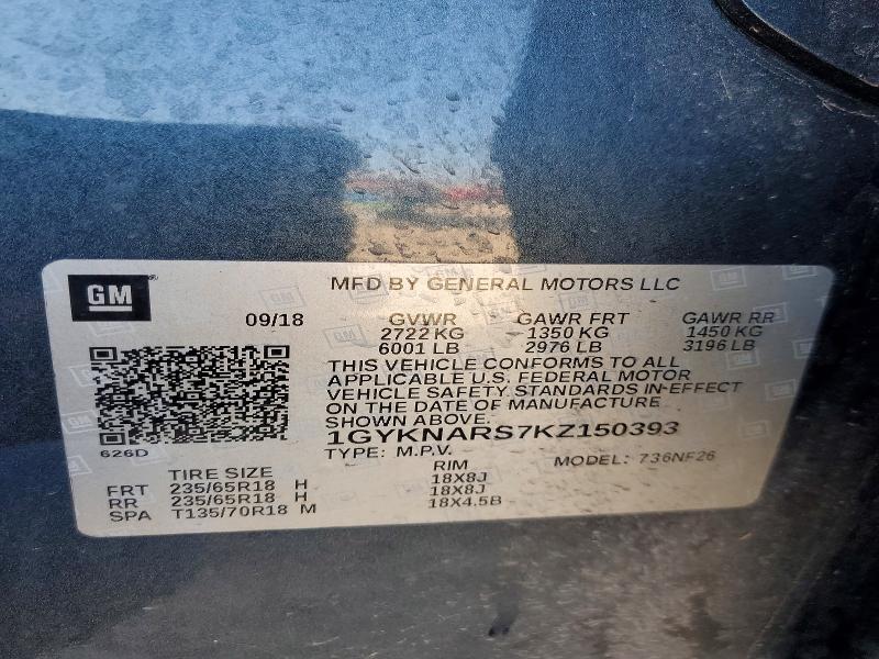 Aukcja sprzedaży 2019 Cadillac Xt5, vin: 1GYKNARS7KZ150393, numer aukcji: 79041945