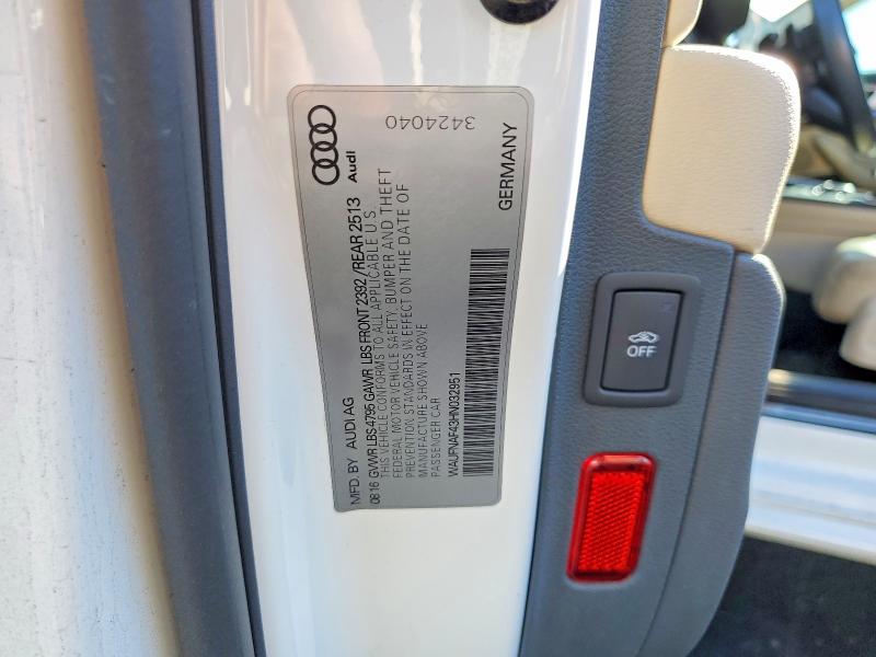 Продаж на аукціоні авто 2017 Audi A4, vin: WAUFNAF43HN032951, номер лоту: 77359255