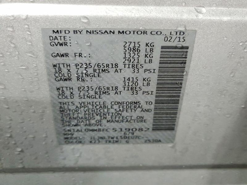 Продаж на аукціоні авто 2015 Infiniti Qx60, vin: 5N1AL0MM8FC519082, номер лоту: 75403815