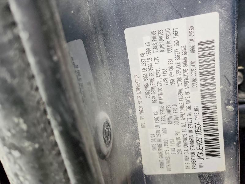 Aukcja sprzedaży 2025 Mazda Cx-70, vin: JM3KJEHA2S1105904, numer aukcji: 76016245